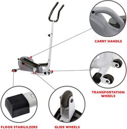 Standing Portable Elliptical Machine with Handle Bar Thumbnail