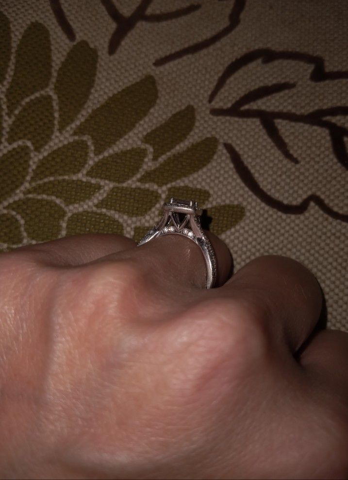 Sterling Silver Wedding Set