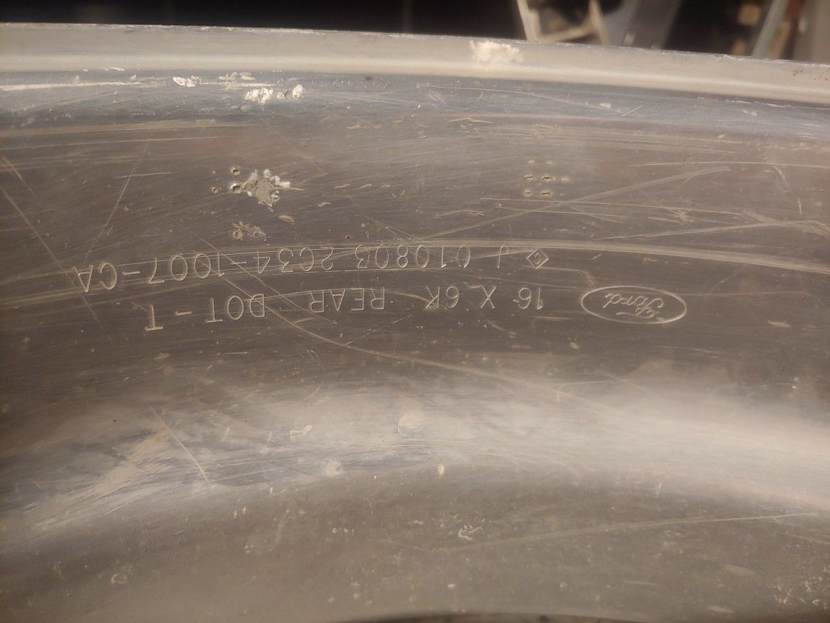 Ford Aluminum 8 Lug Dually Truck Wheel