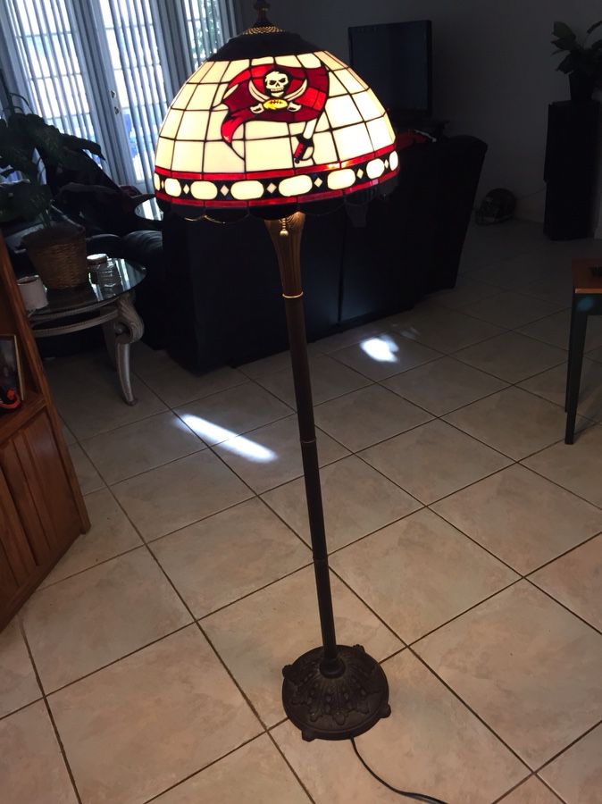 Tampa Bay Bucs Style Floor Lamp, Red Sox Floor Lamp