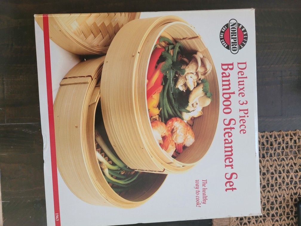 Bamboo Steamer Set