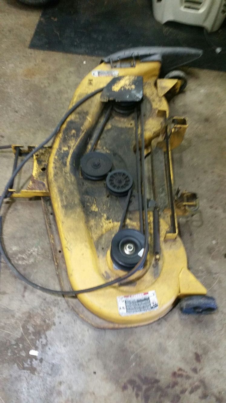 Cub cadet mower deck for Sale in Cortland, OH OfferUp