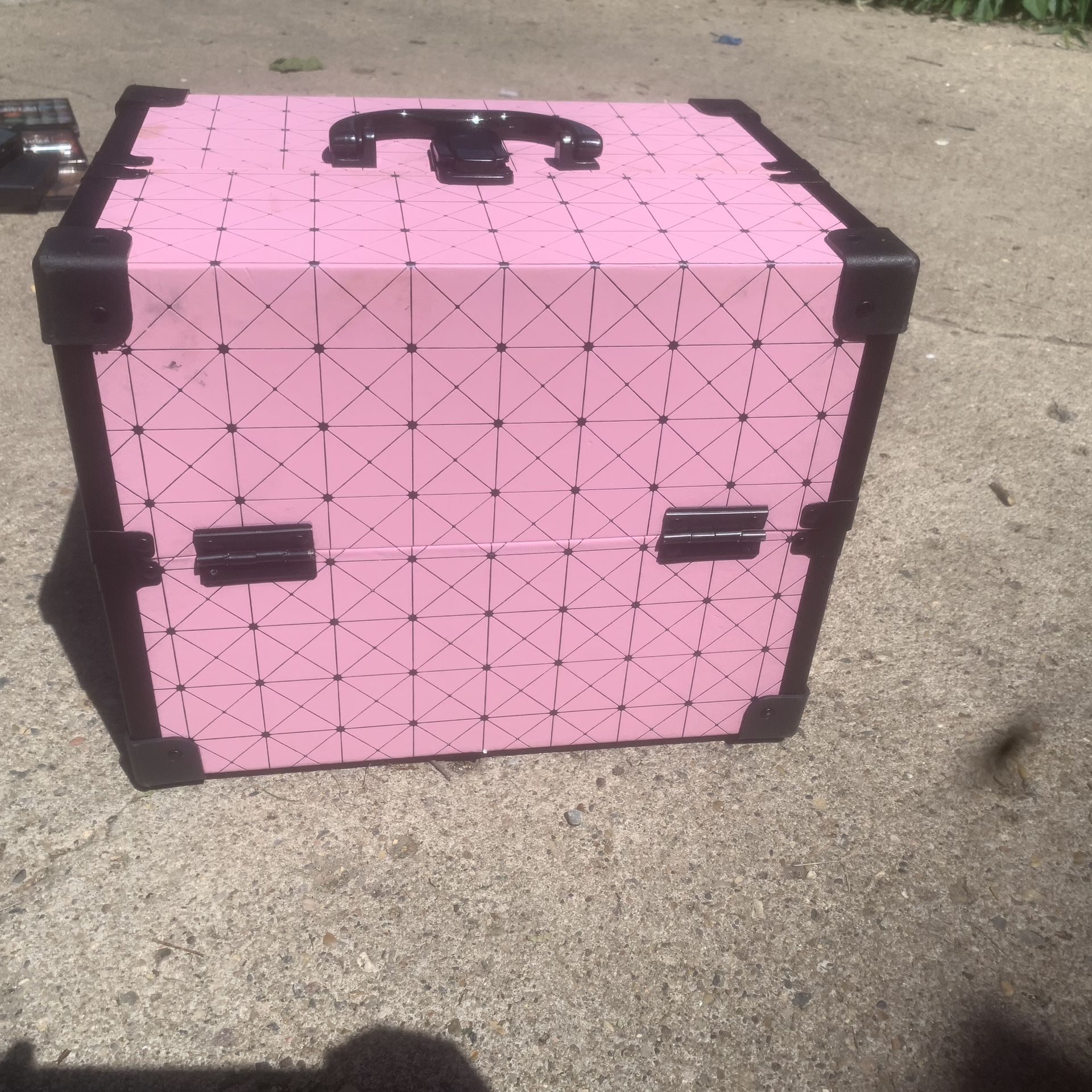 Makeup box with makeup products
