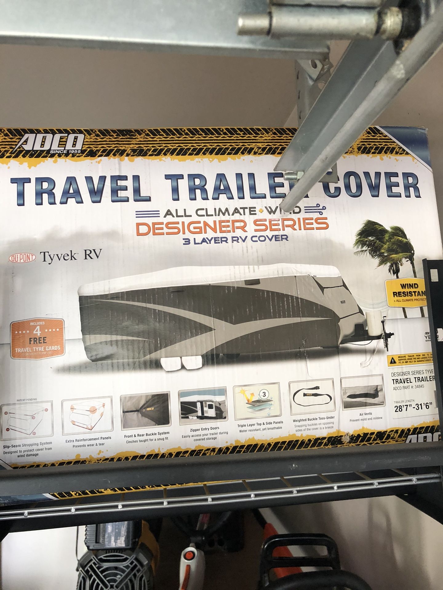 RV Travel trailer cover new in box