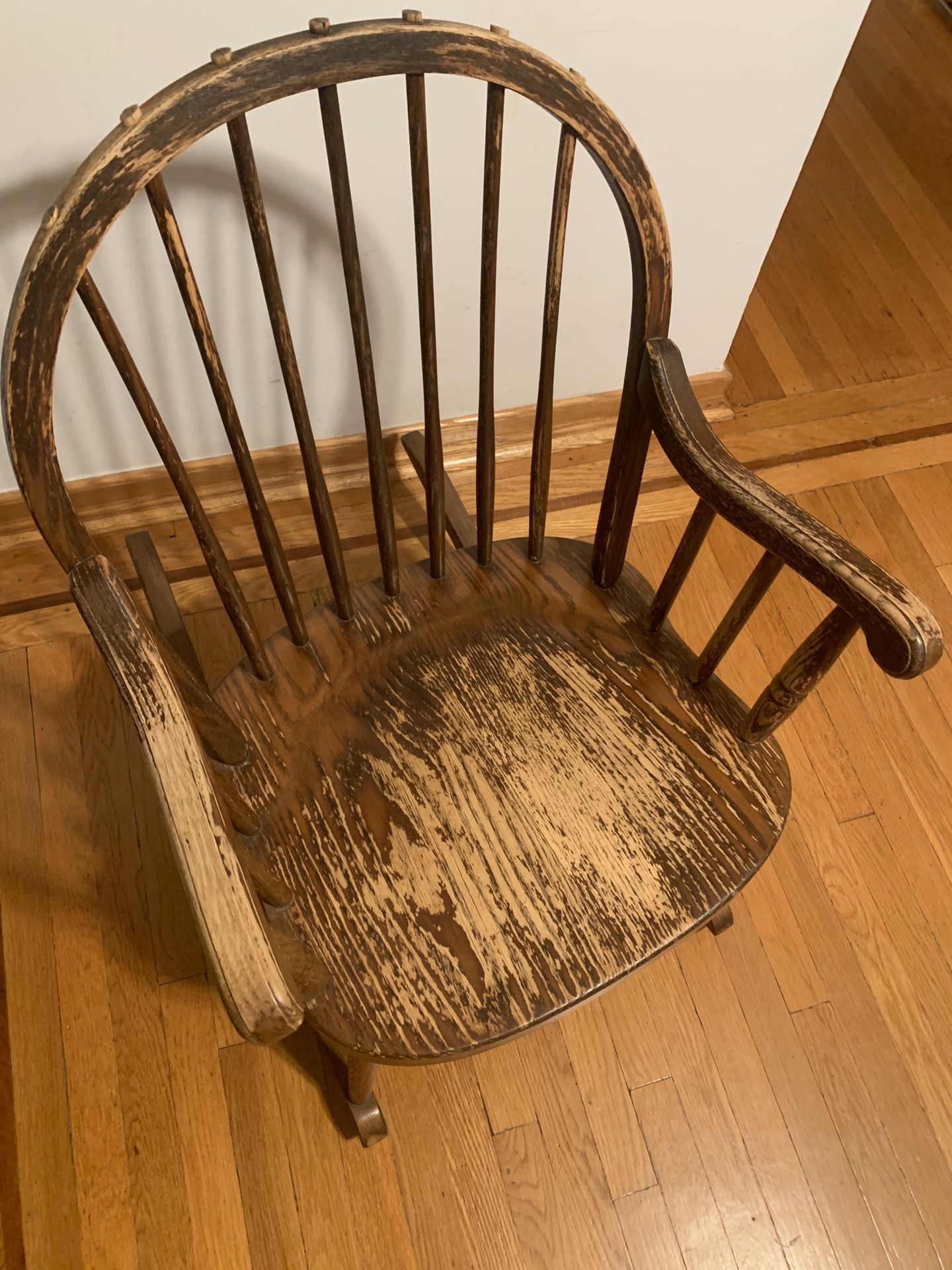 Antique Wood Rocking Chair
