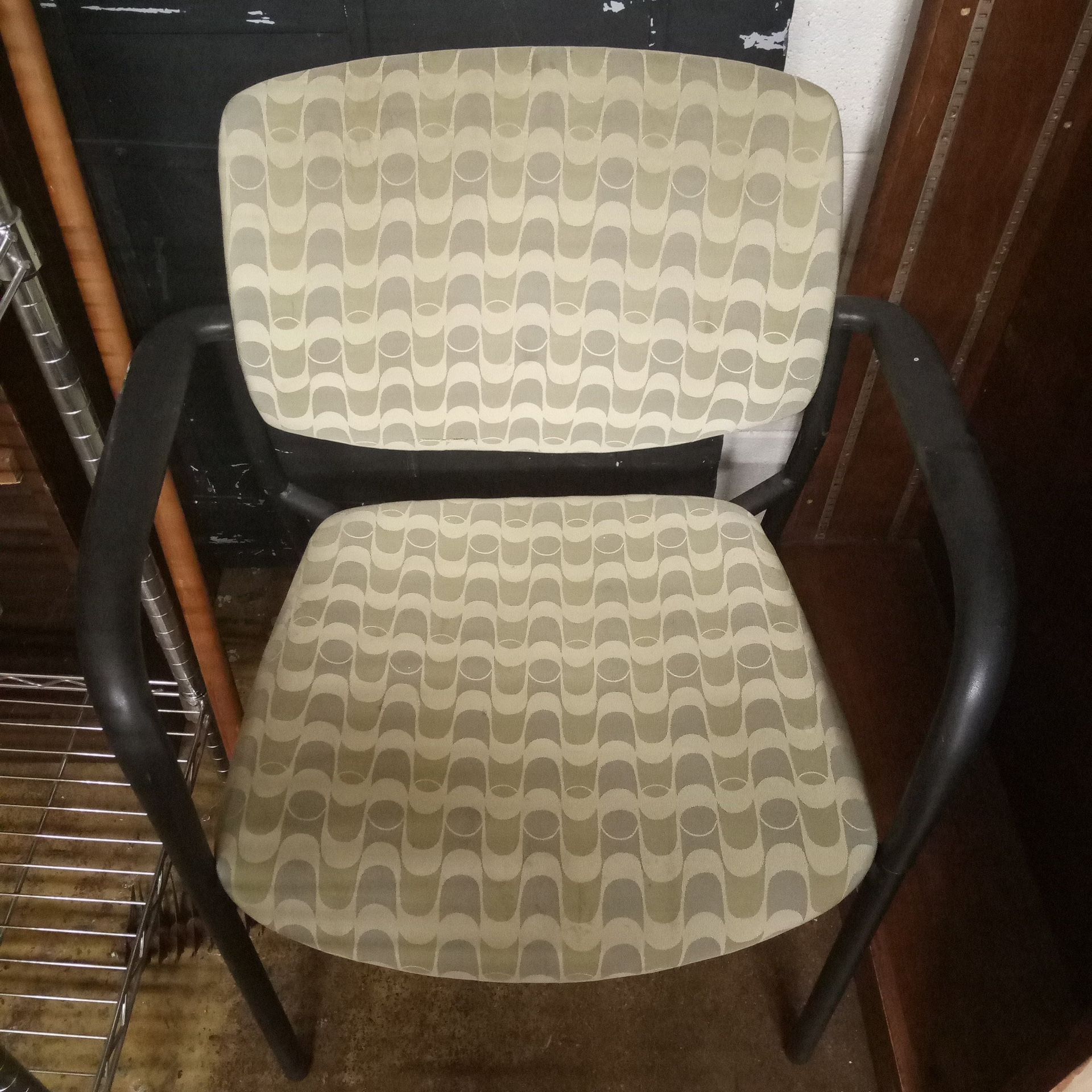 Green Stationary Office Chair
