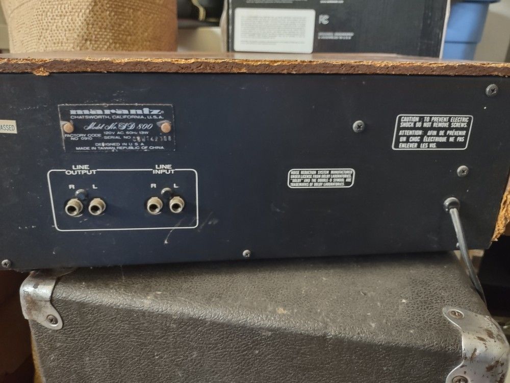 Vintage Marantz SD800 Cassette Recorder