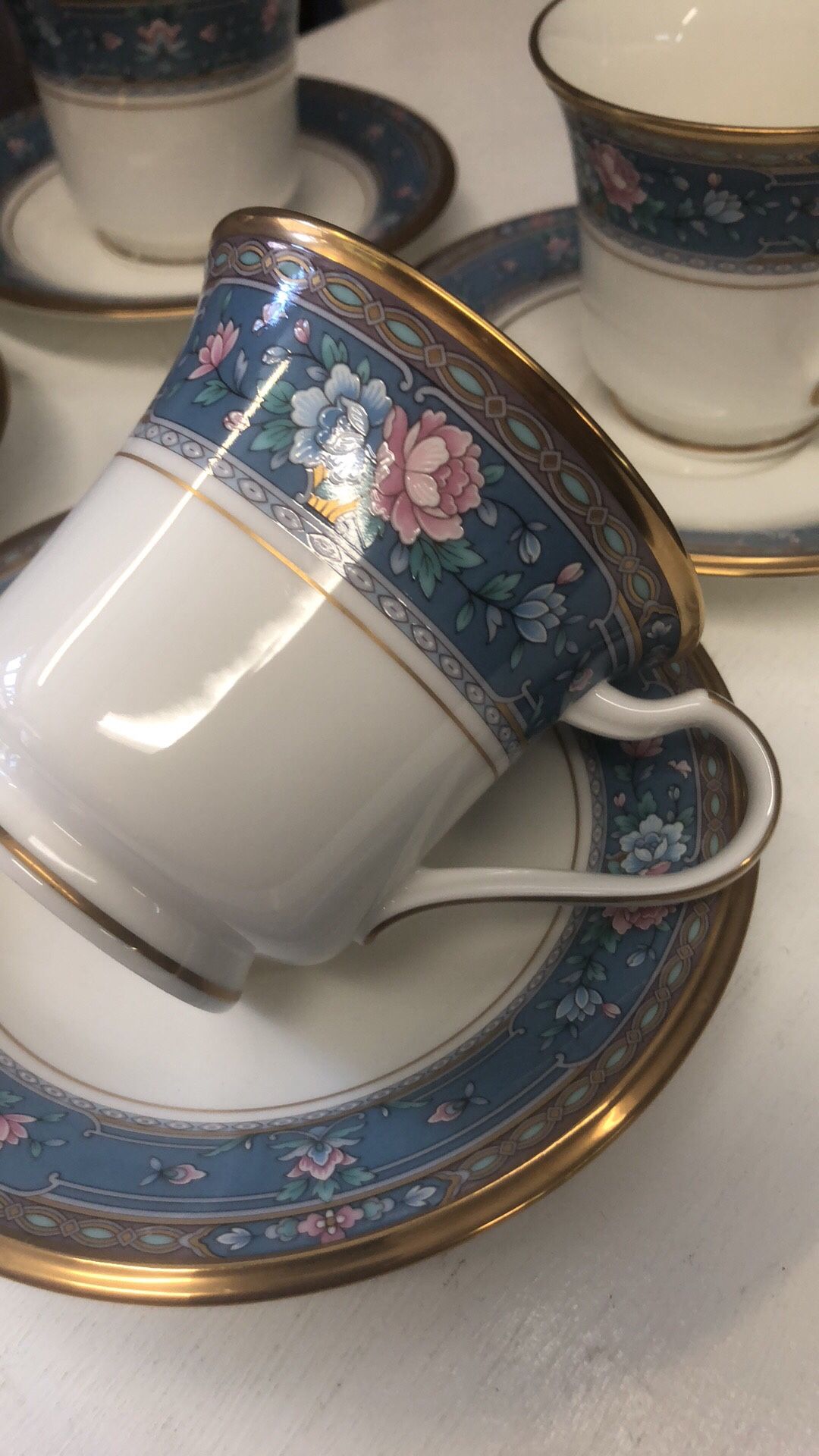 Vintage antique noritake teacups and saucers 10$ each set pick up la Mesa