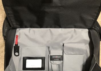 Swiss Gear Black & Gray Nylon Laptop Bag Thumbnail
