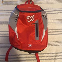 Washington Nationals baseball backpack Thumbnail