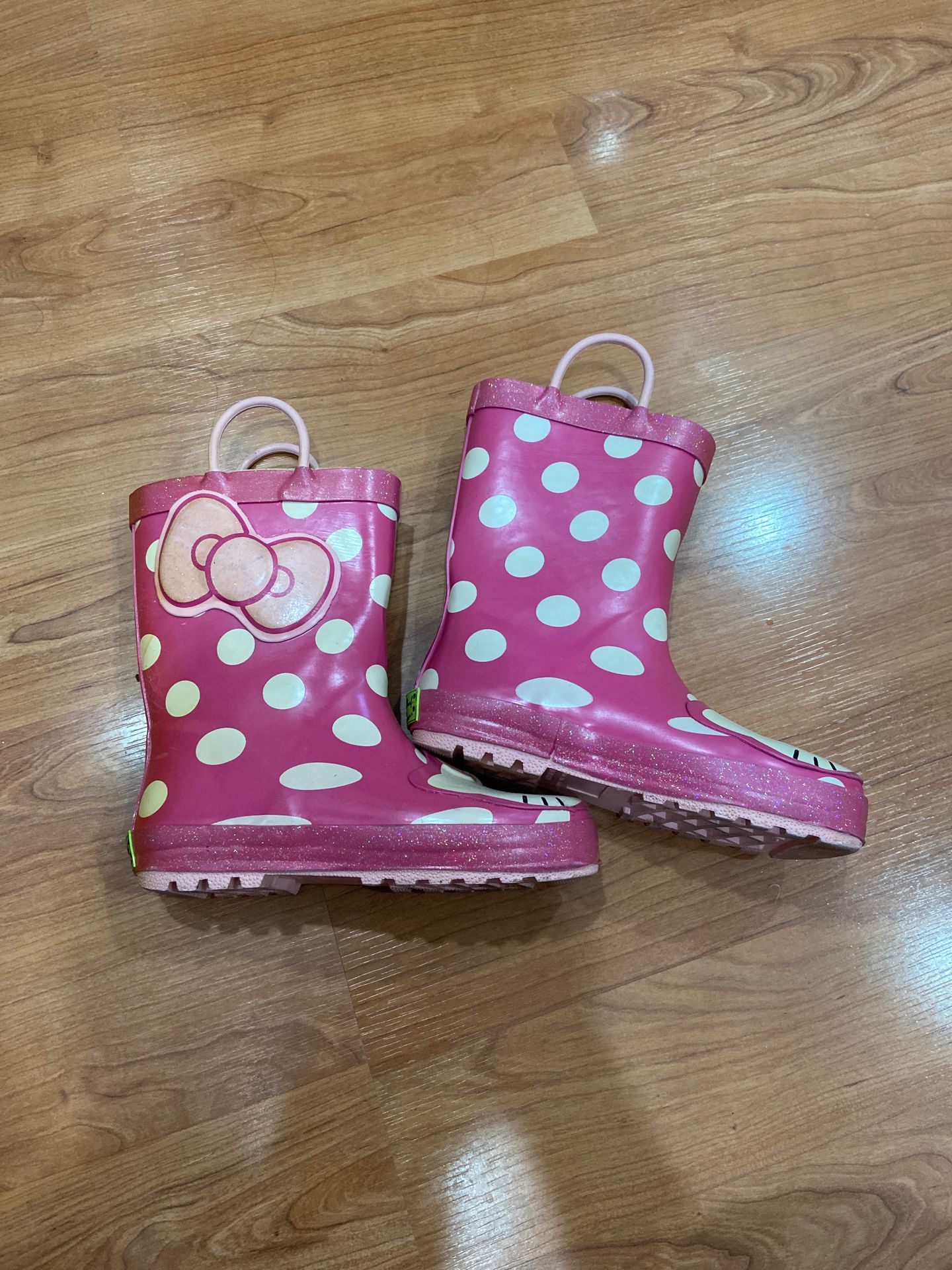 Hello Kitty girls rain boots size 12