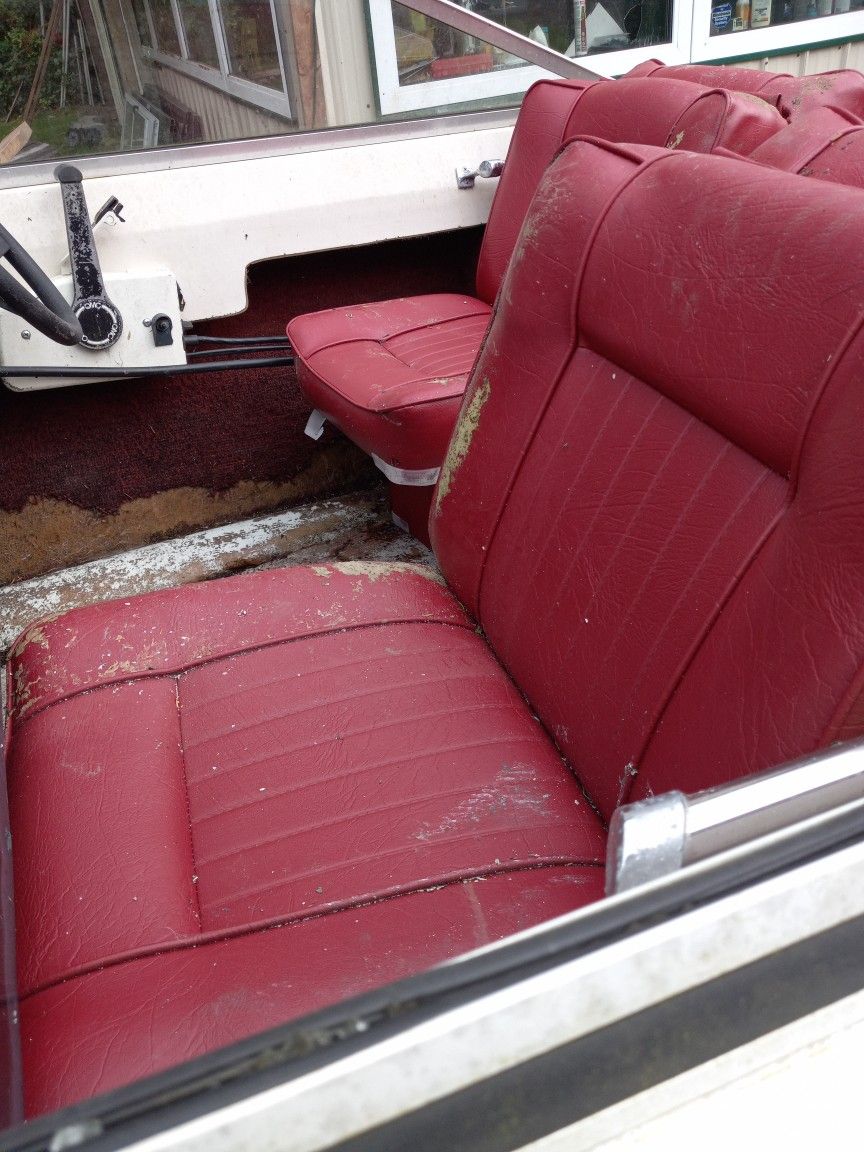 Boat Seats In Really Fair Shape