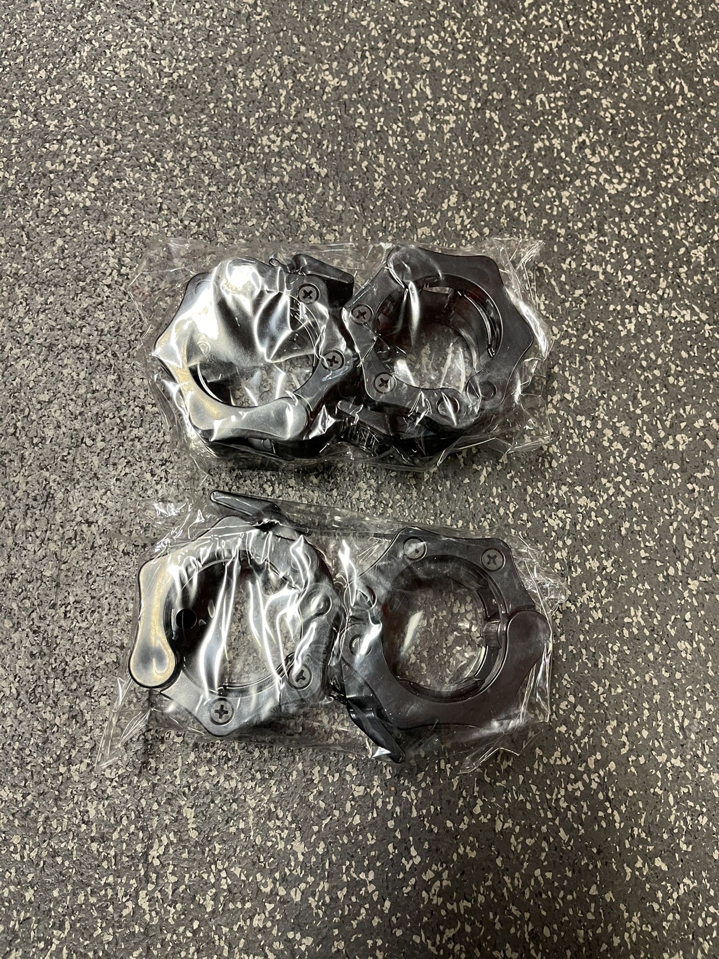 2 Sets- Olympic Weights Barbell 2ā Collars- Black -Brand New!