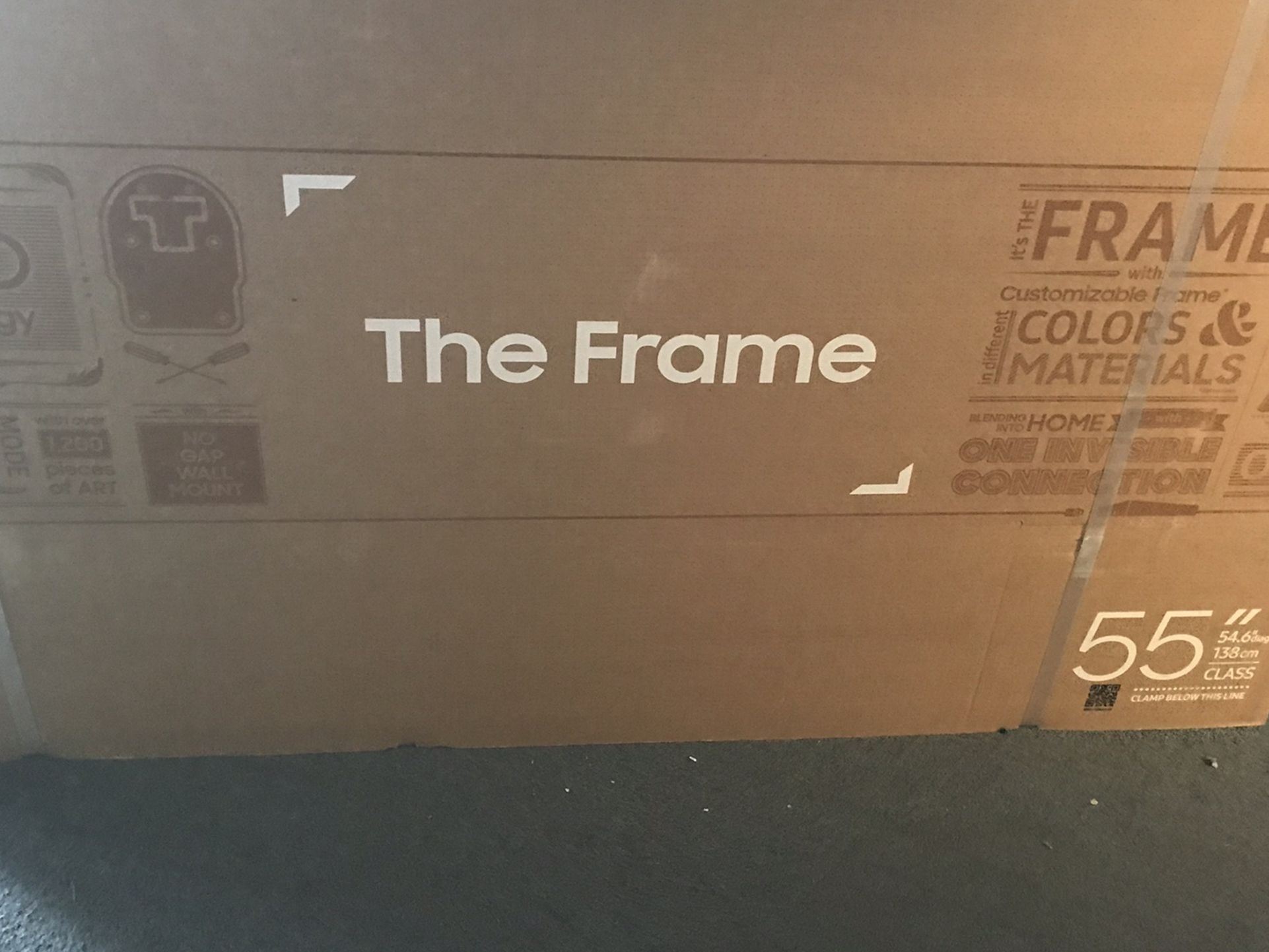 55” Samsung Frame Tv 4k Qled Smart Tv