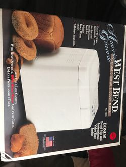 West bend bread and dough maker Thumbnail