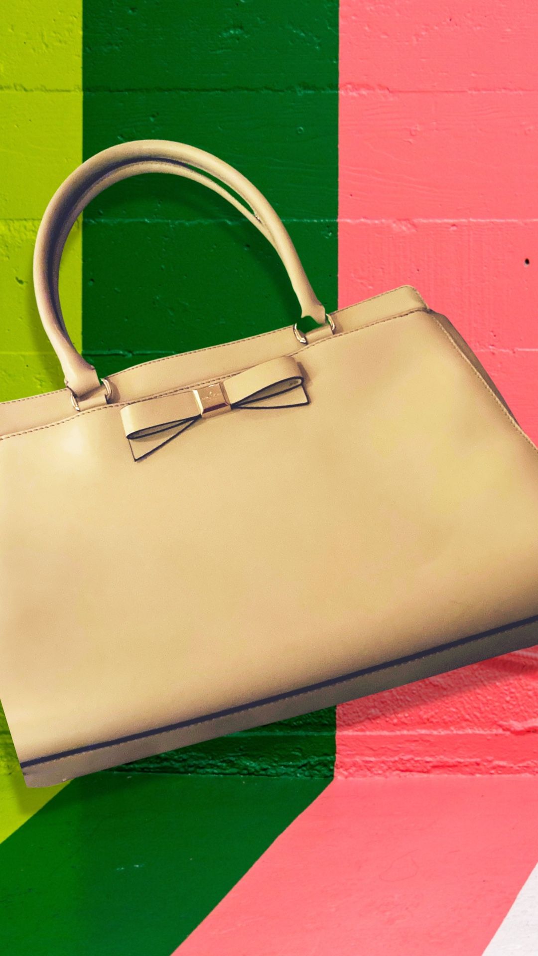 Kate spade New York Montford Park Smooth Jovi Satchel In "A perfect Beige" (NWOT)