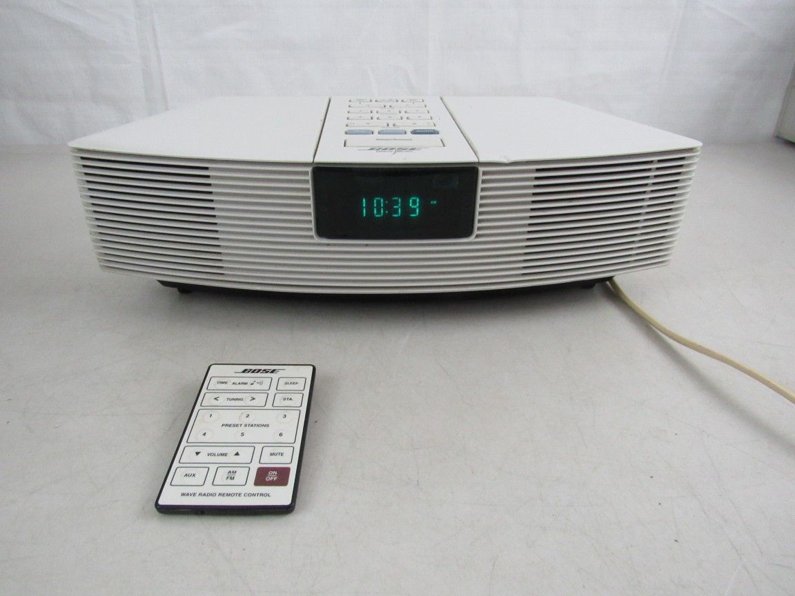 Bose Wave Radio Alarm Clock AWR1RW With Remote