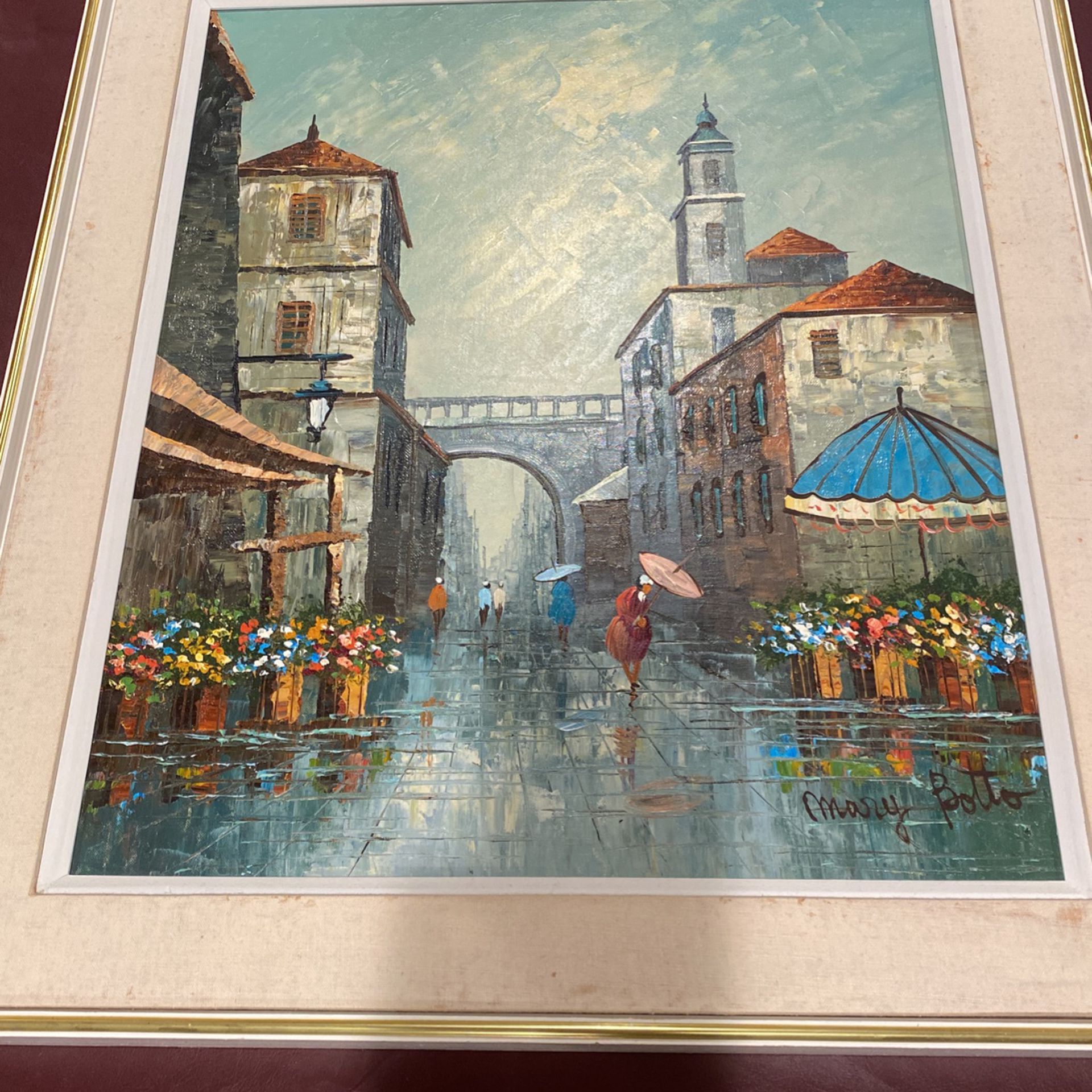 Mary Botto Signed Painting