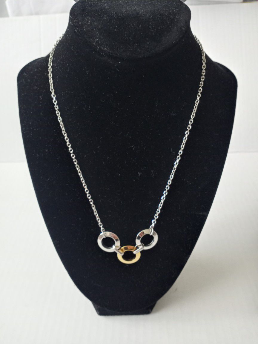  Stainless Steel Necklace For Women And Girls 