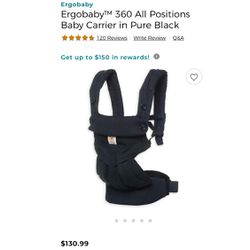 ERGOBABY 360 All Positions Baby Carrier Thumbnail