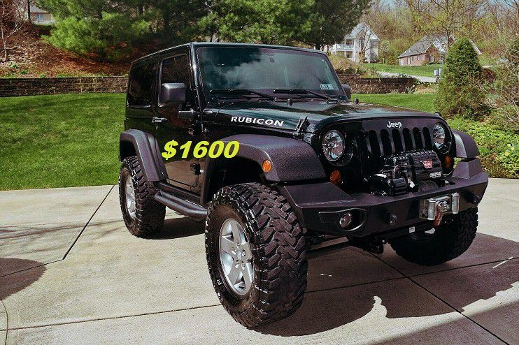 Nice Color Black /🖤/ 2010 Jeep Wrangler S.U.V 2Door.