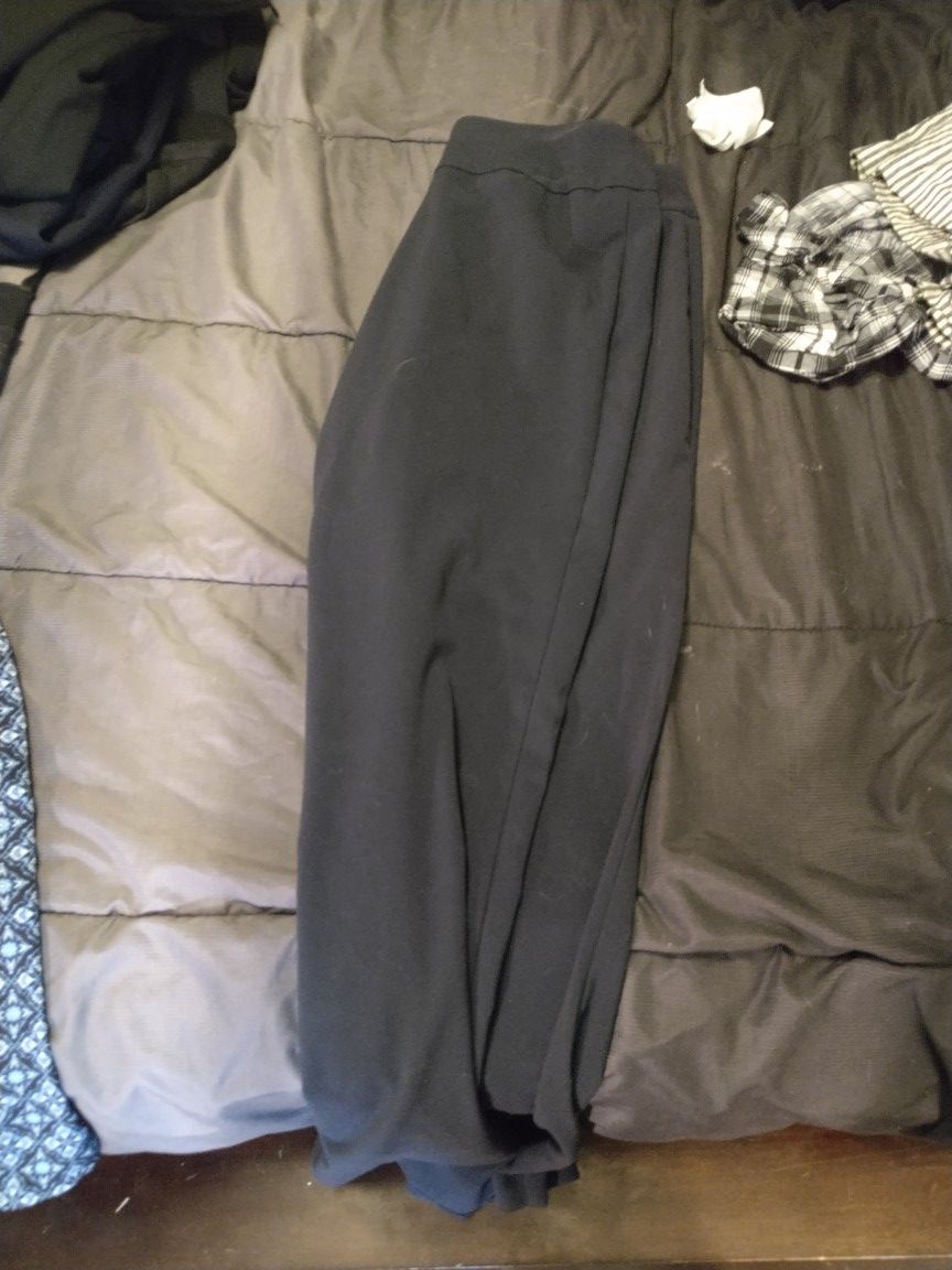 Only a few of many in a big people tub. Some large, medium, size 12-16 pants, jackets, and hooded shirts, night gowns,dresses