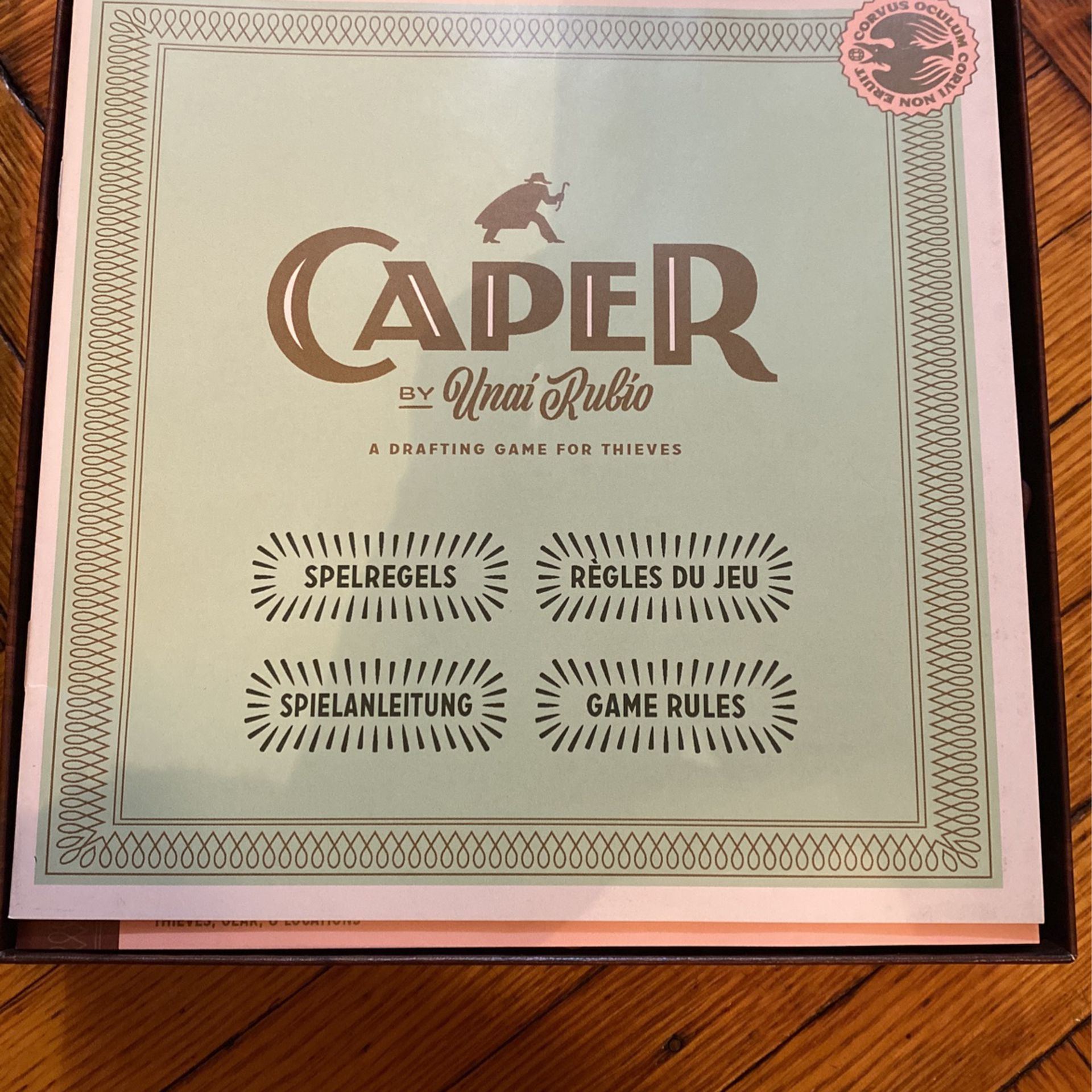 Caper, A Drafting Game For Thieves