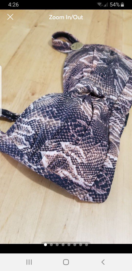 Women's Snake Pattern Bikini size 6