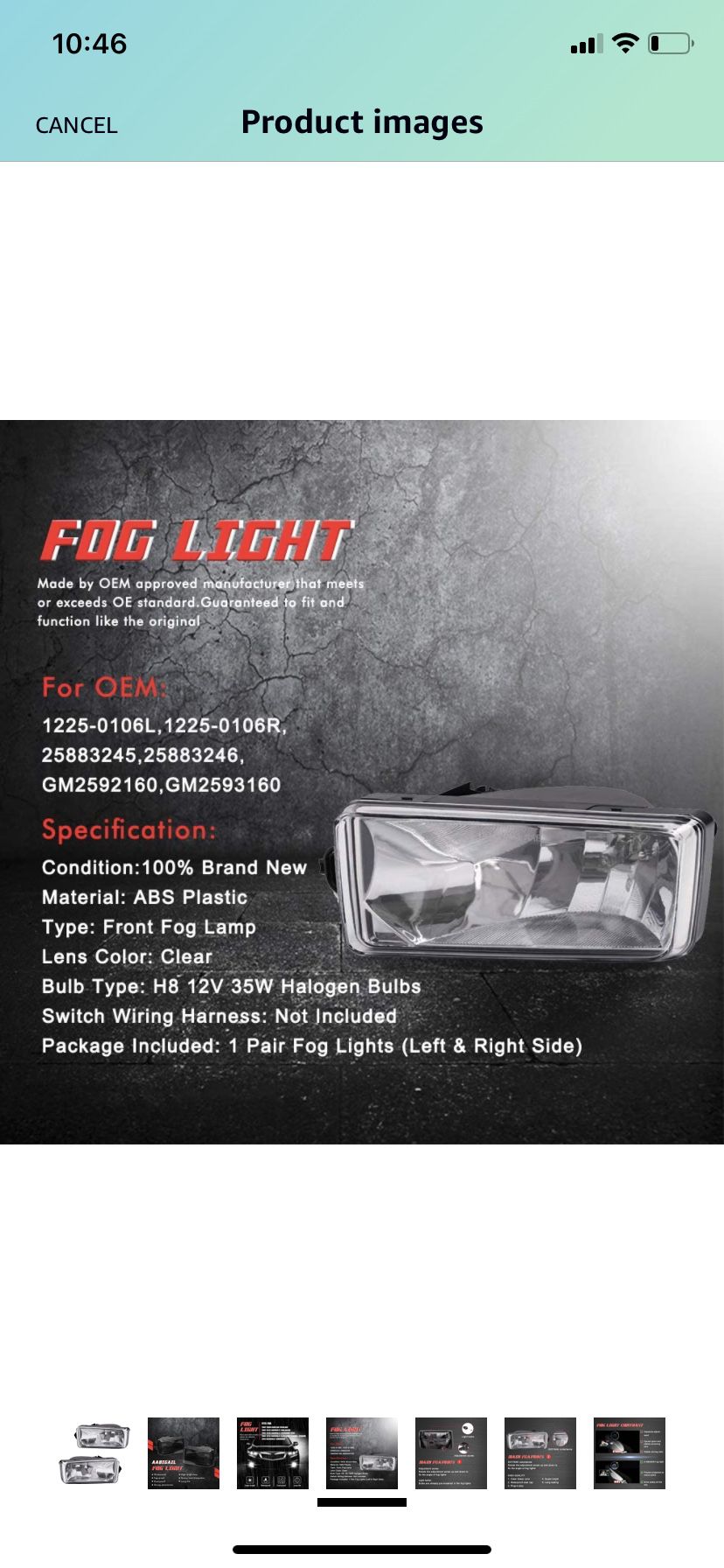Replacement Fog Lights 