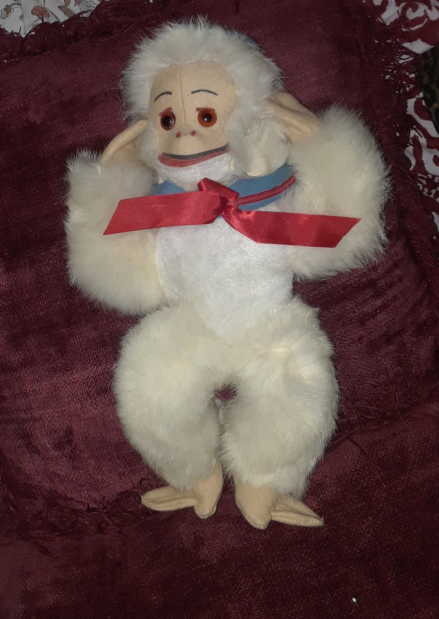 Vintage stuffed monkey