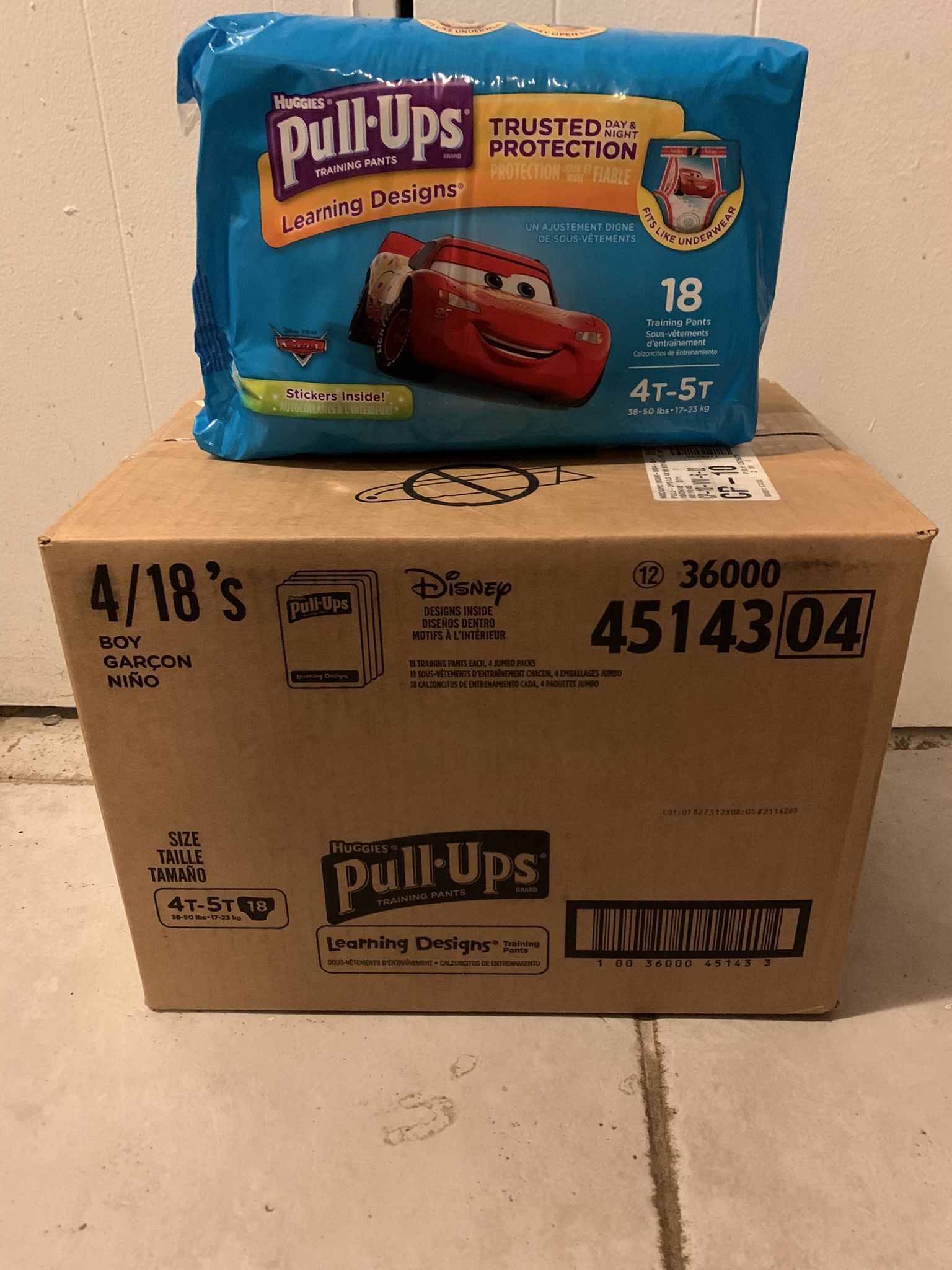 Diapers and Pull Ups Size 1- 4T-5T