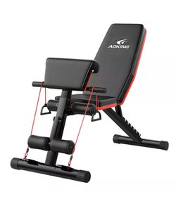 Weight Bench Adjustable Strength Training Exercise Bench for Full Body Workout A Thumbnail