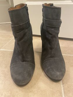 Lucky Brand Black Booties, Size 10 Thumbnail