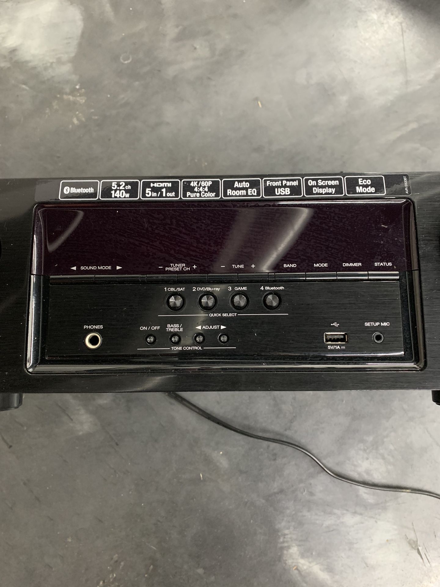 Denon Surround sound receiver and Bose speakers