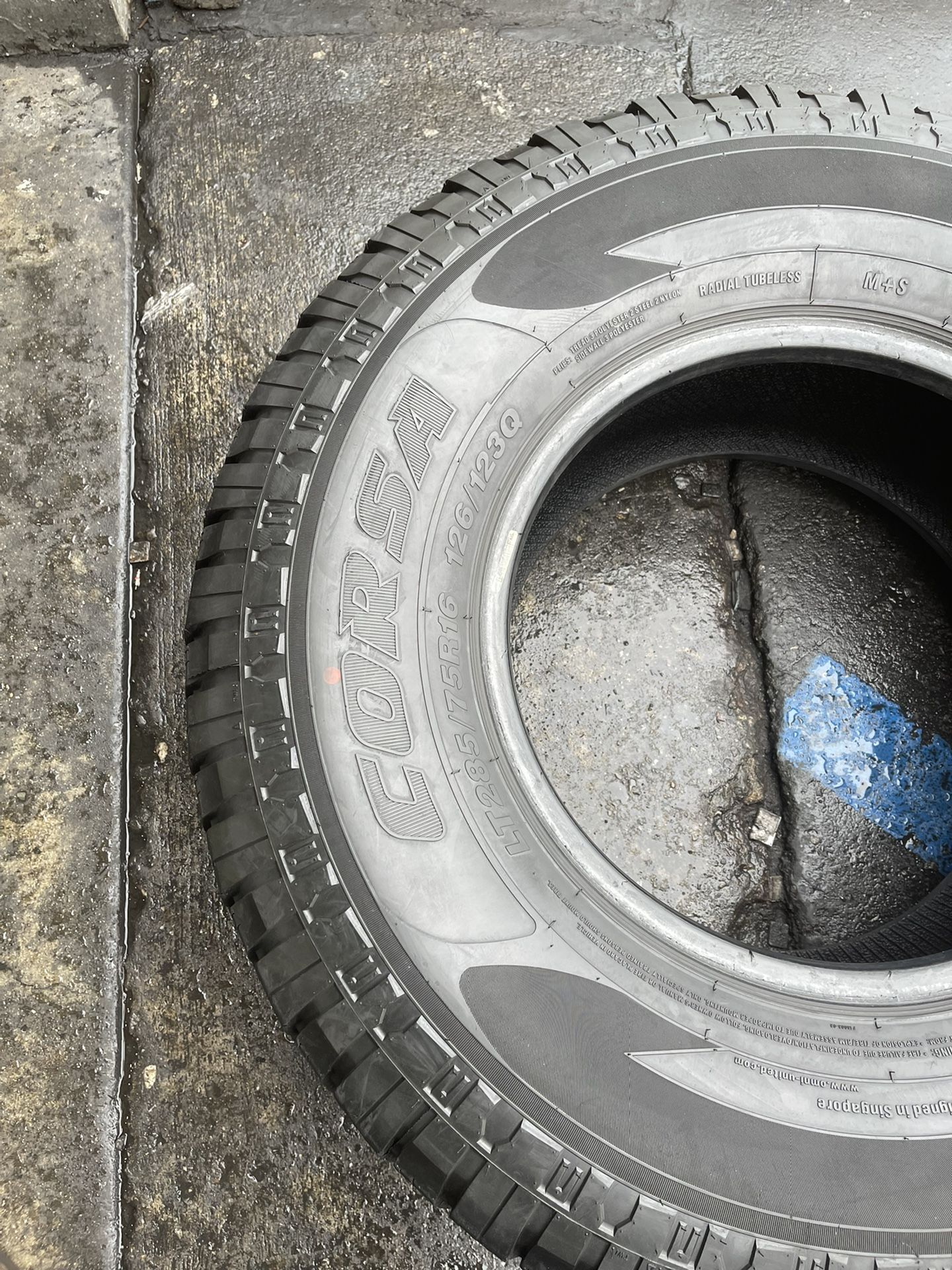 285/75/16 Good Year, Cooper ,Corsa Tires