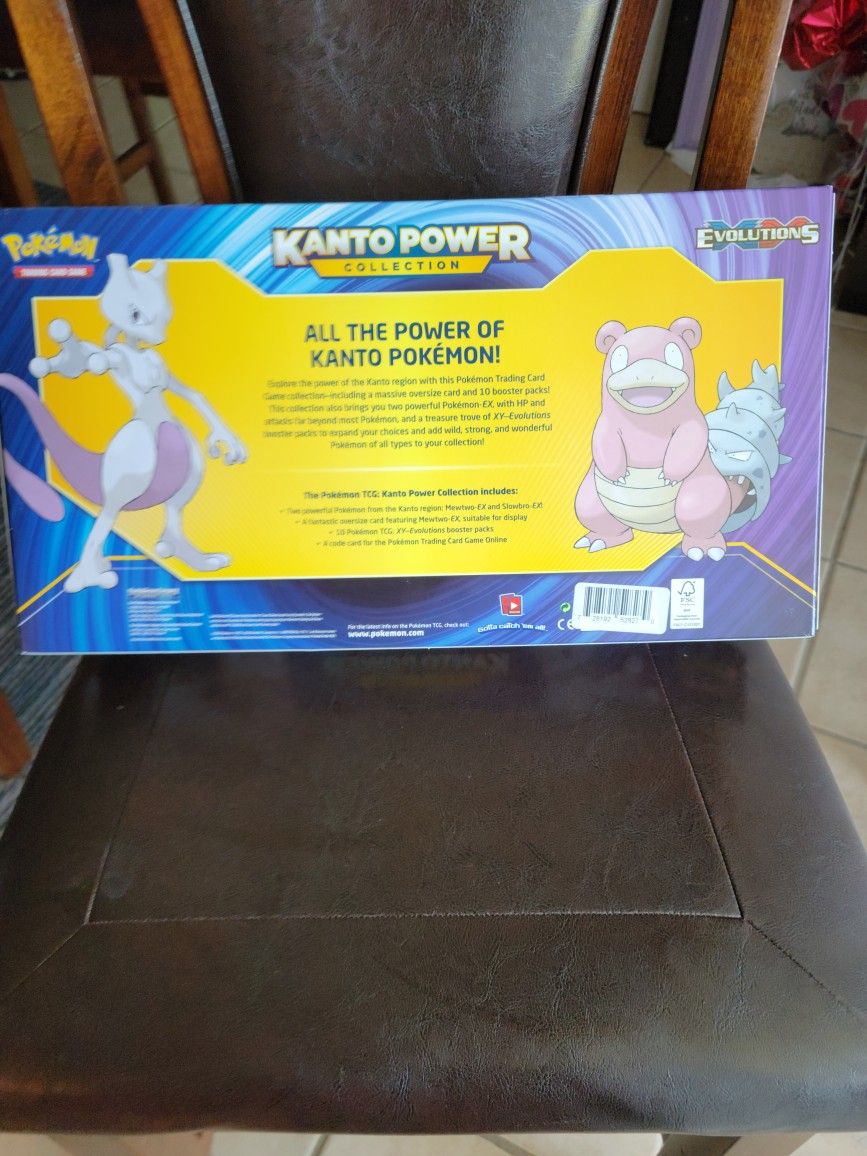 Pokemon Kanto Power Collection Box Mewtwo EX XY Evolutions TCG - Factory Sealed