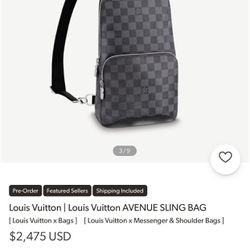 Authentic Louis Vuitton Avenue Sling Bag Thumbnail