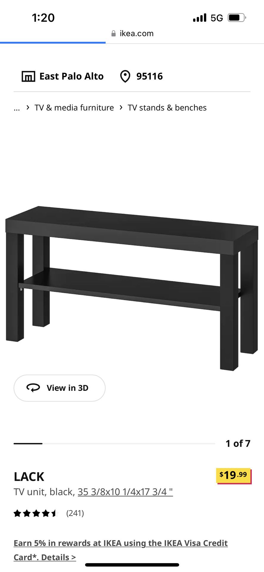 New In Box Small Tv Stand Or Shelf  