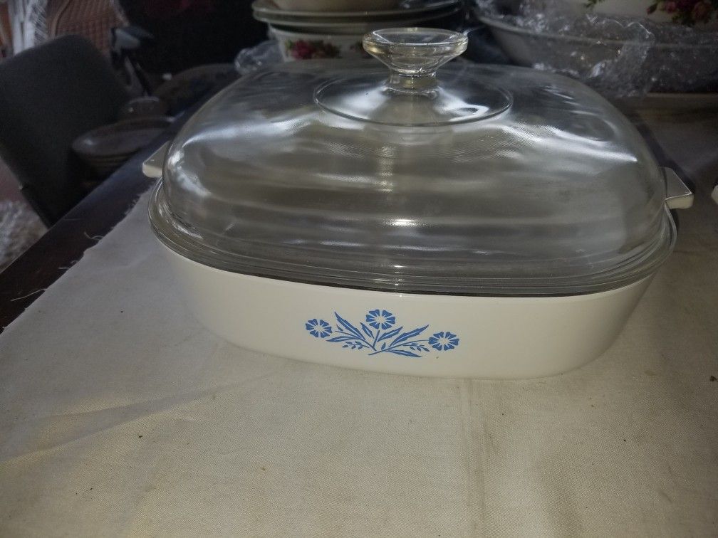 Vintage Corningware classic Blue Cornflower baking dishes 13 pcs see last photo for list of included A82Z081