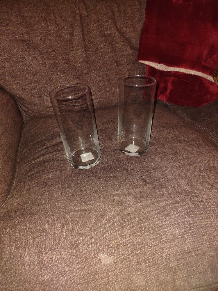 Pillar Vases, Set Of 12