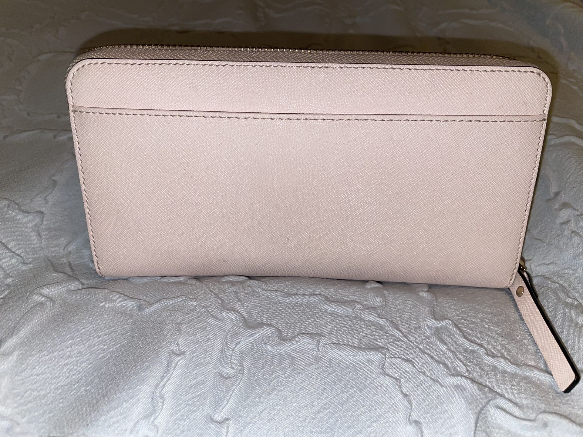 Kate Spade Accordion Wallet In Blush Pink