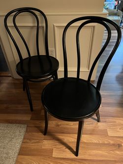Bentwood Hairpin Bistro Chairs, set of 2 Thumbnail