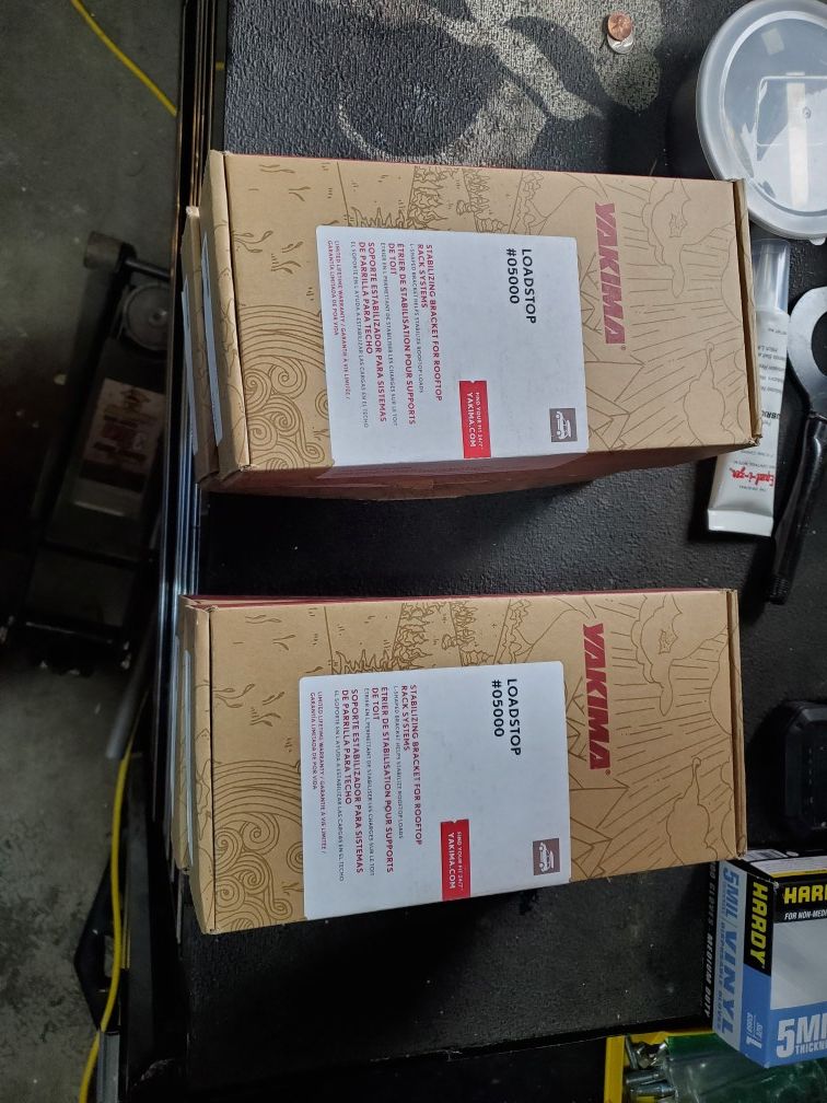 Yakima Loadstops for Ladder rack/round bar