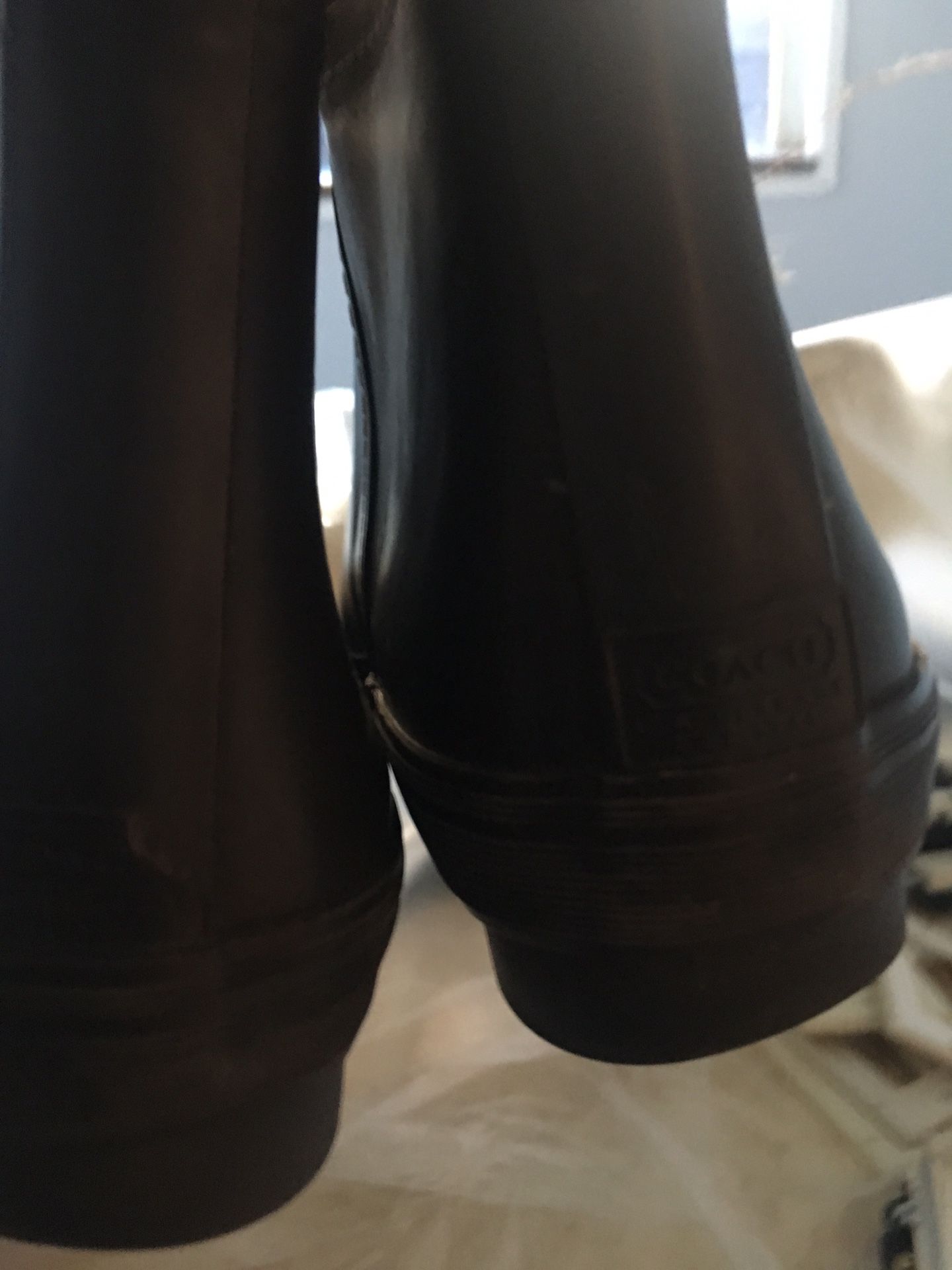 Coach water boots size 9 20.00 dollars