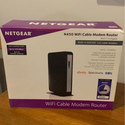 Netgear N450 cable modem router Thumbnail