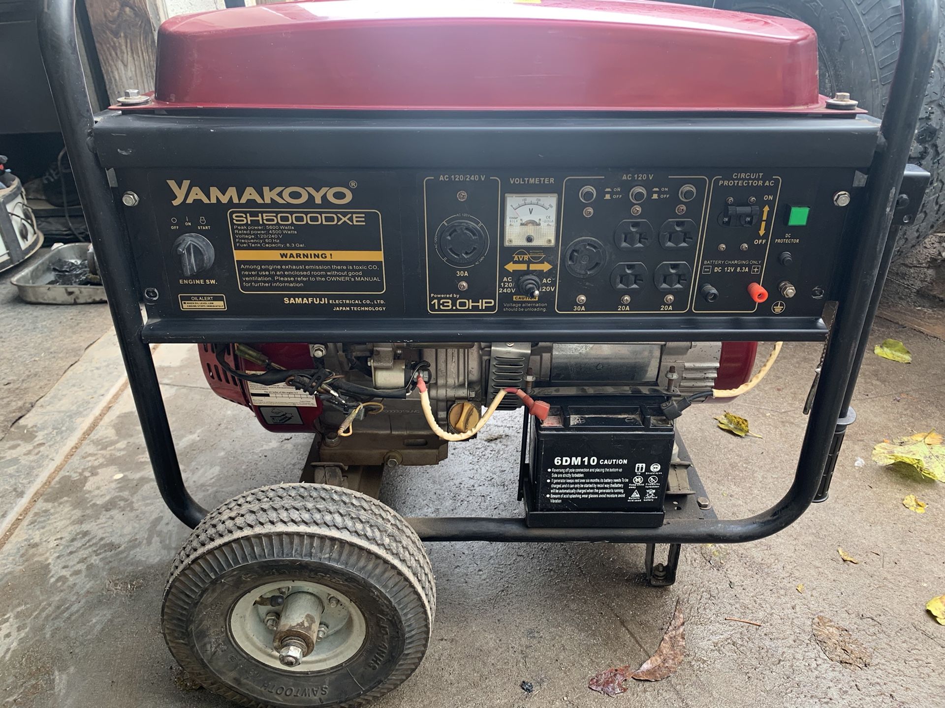 Yamakoyo 13 hp generator for Sale in Fresno, CA OfferUp