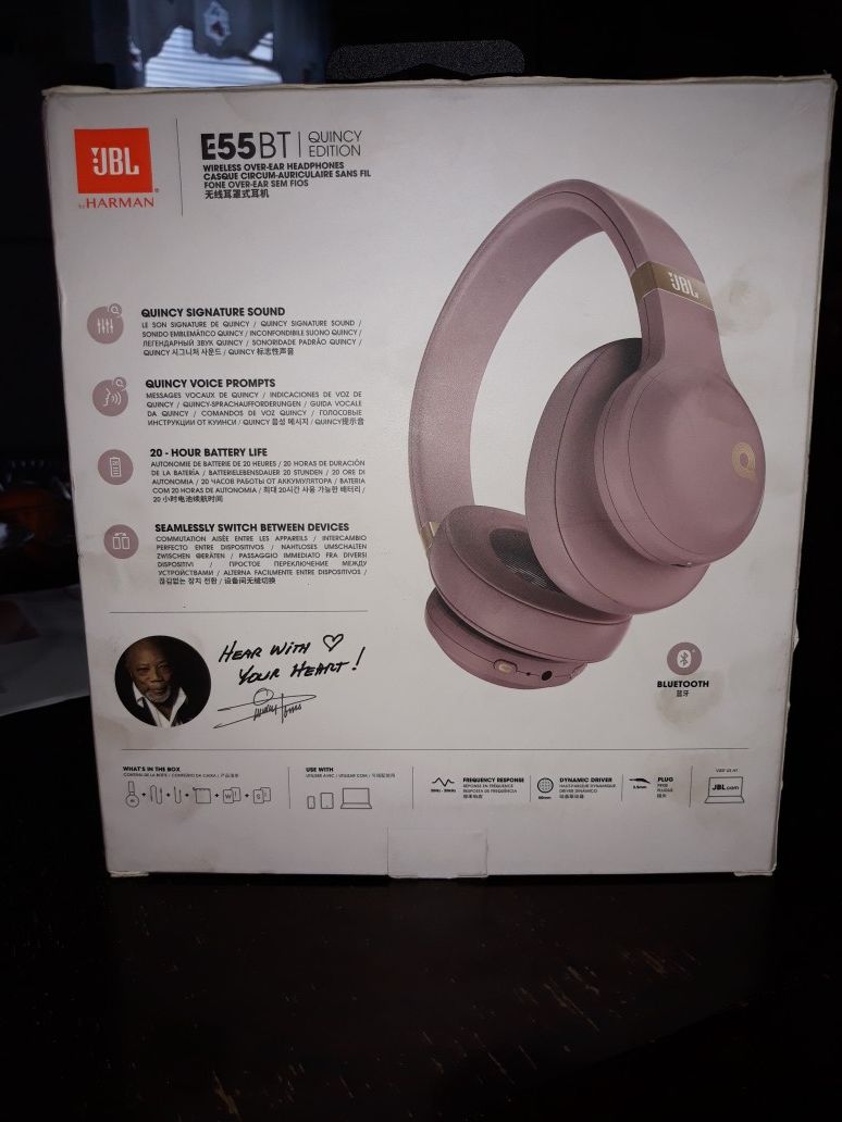 JBL E55BT QUINCY EDITION wireless over-ear Headphones