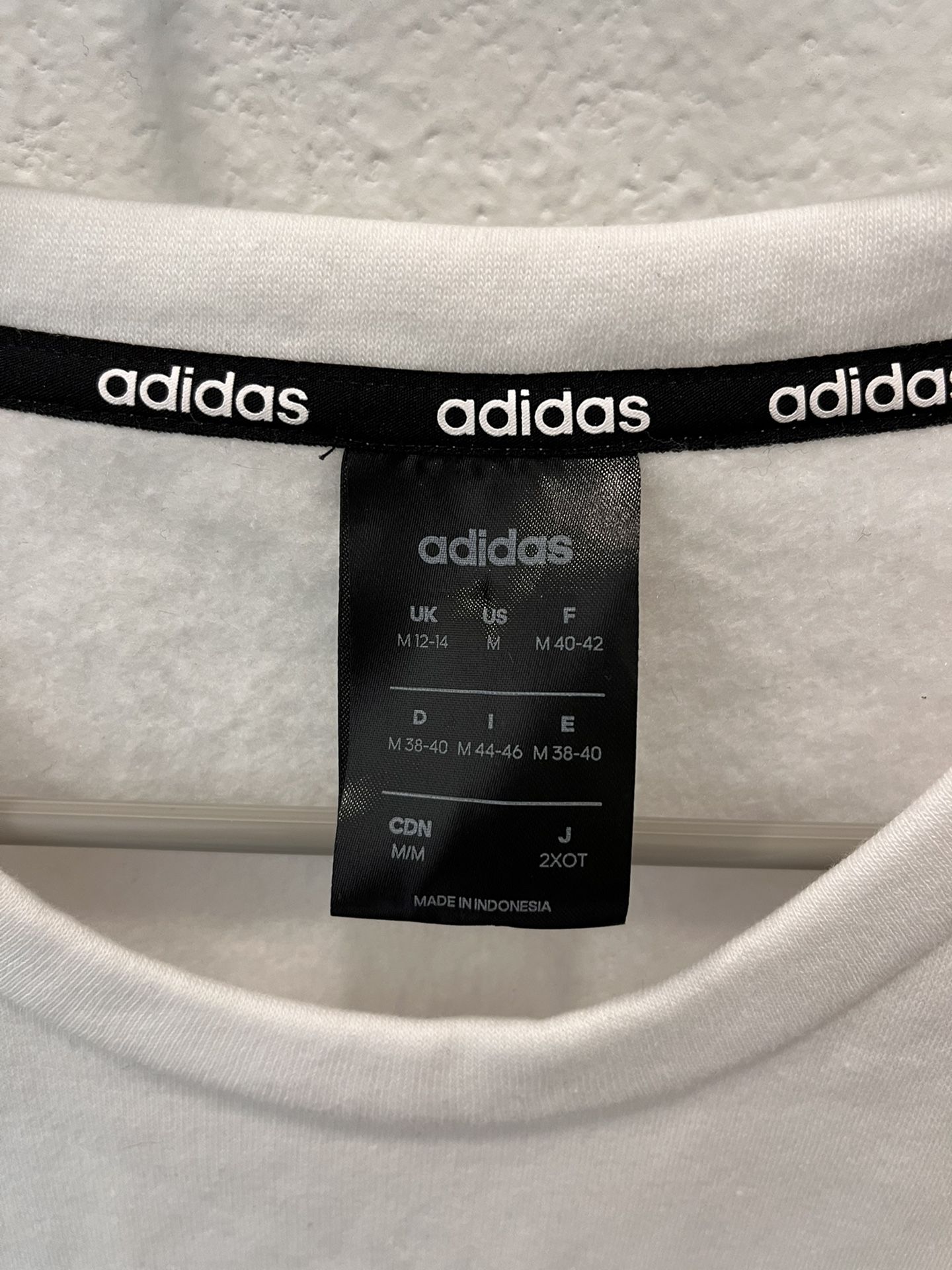 Adidas 3-Stripe Sweatshirt Womens Medium