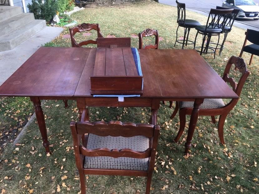 Old dinner table