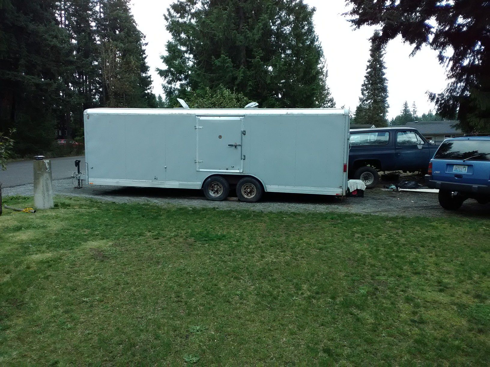 Wells Cargo car trailer
